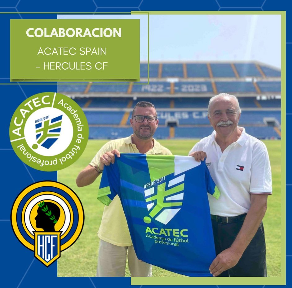 Convenio de colaboración entre Hércules CF y Acatec España